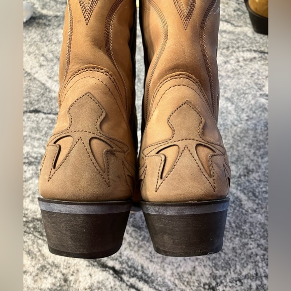 leather western boots - Picture 5 of 6